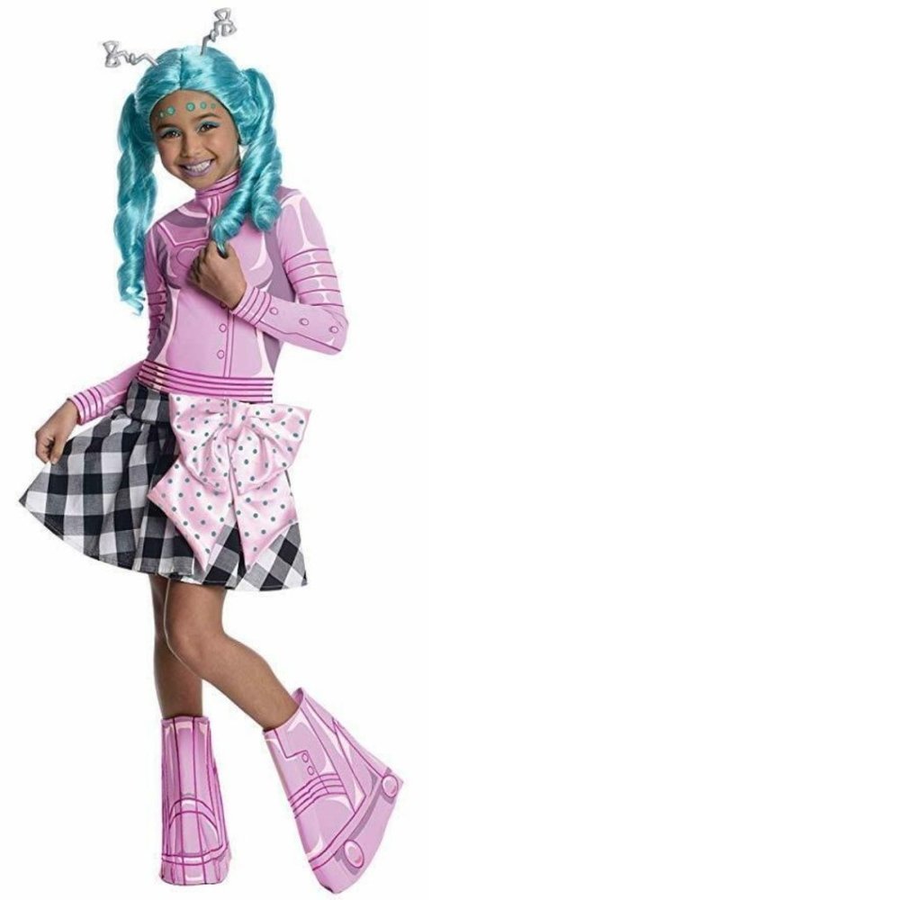 Novi Stars Mae Tallick Halloween Costume 8/10 Alien 3 Pc Dress, Shoe Covers Girl